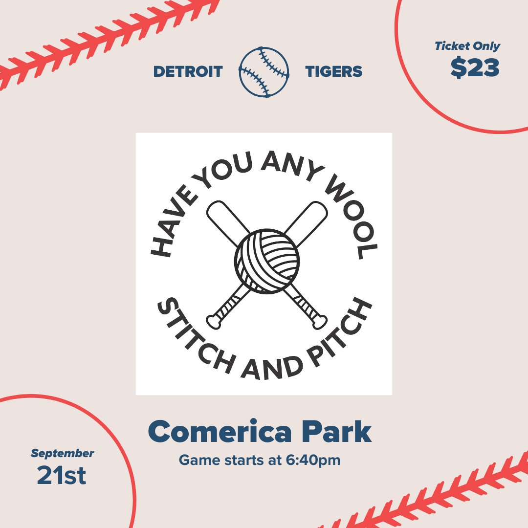 Stitch & Pitch at Comerica Park 2026