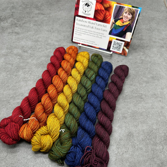 Rainbow Shawl Yarn Set