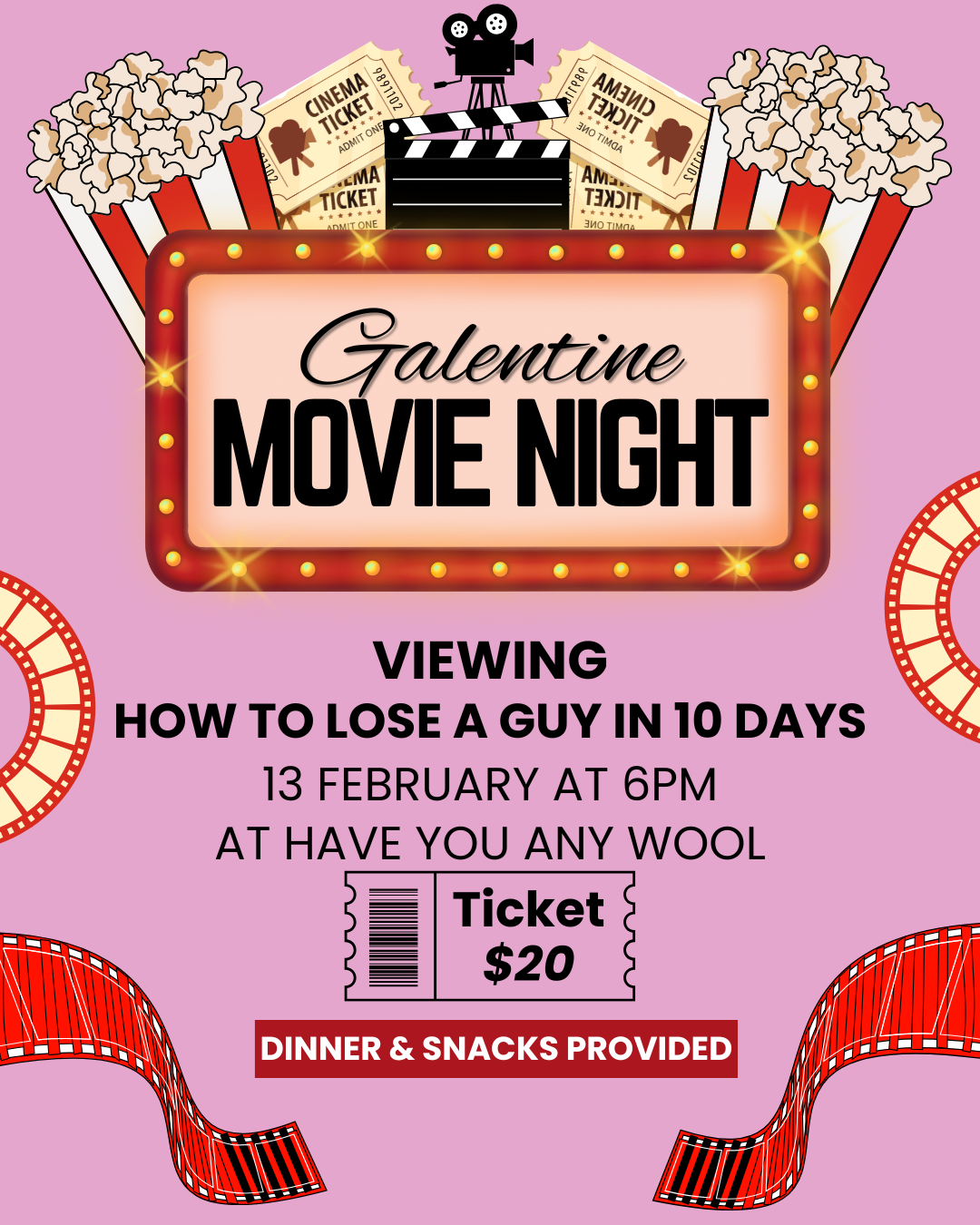 Movie Night - How to Lose a Guy in 10 Days