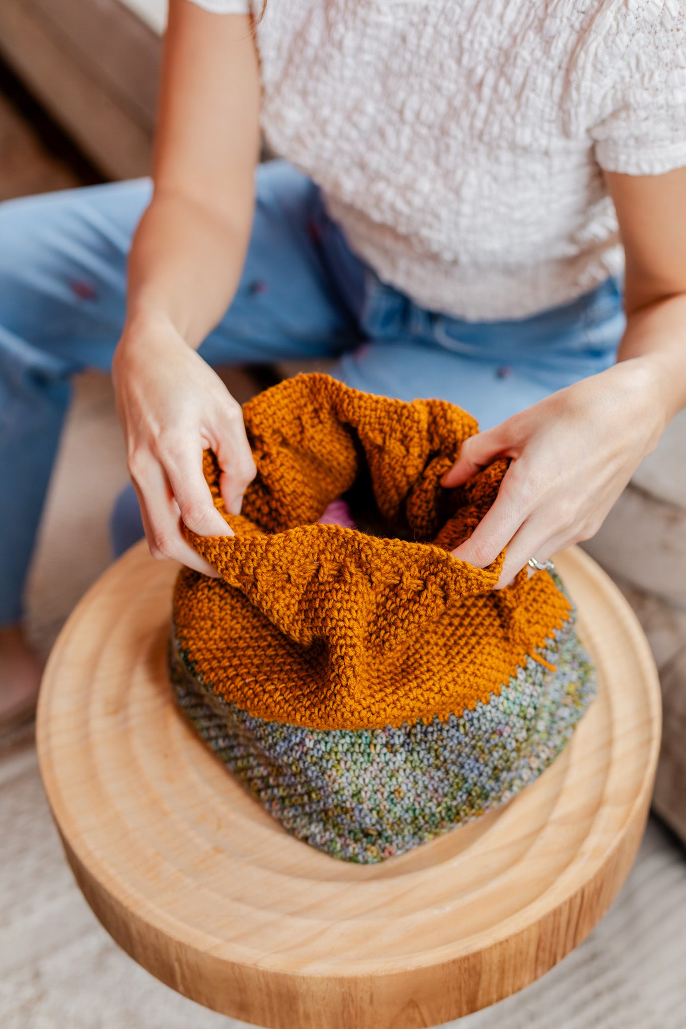 Square One Project Bag Kit by Toni Lipsey