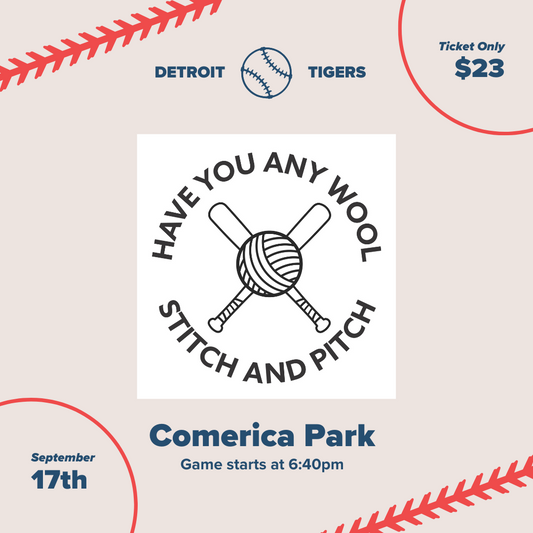Stitch & Pitch at Comerica Park
