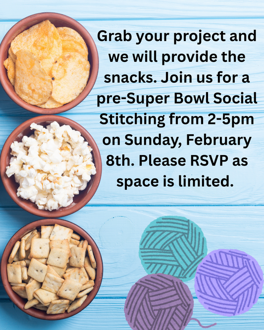 Super Bowl Social Stitch