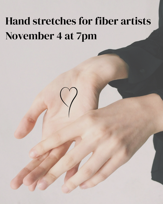 Hand Stretches For Fiber Artists