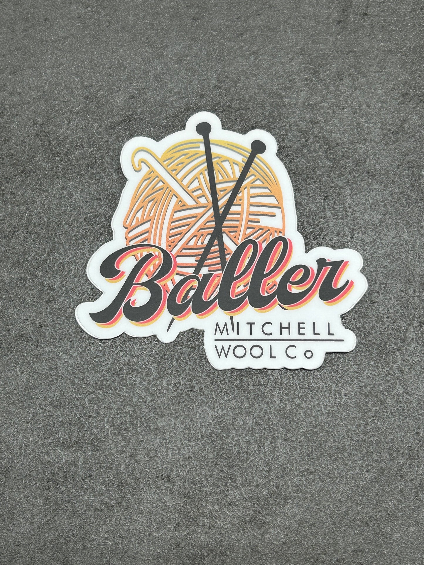 Mitchell Wool Stickers