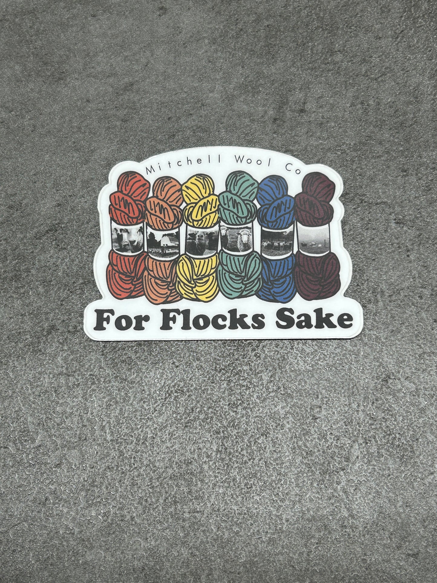 Mitchell Wool Stickers