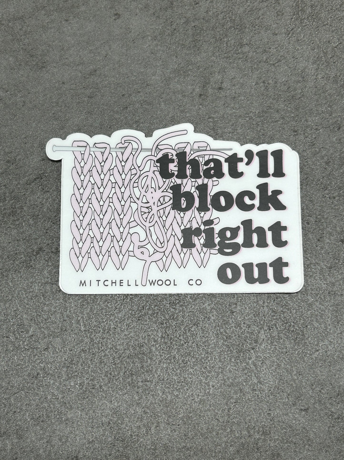 Mitchell Wool Stickers