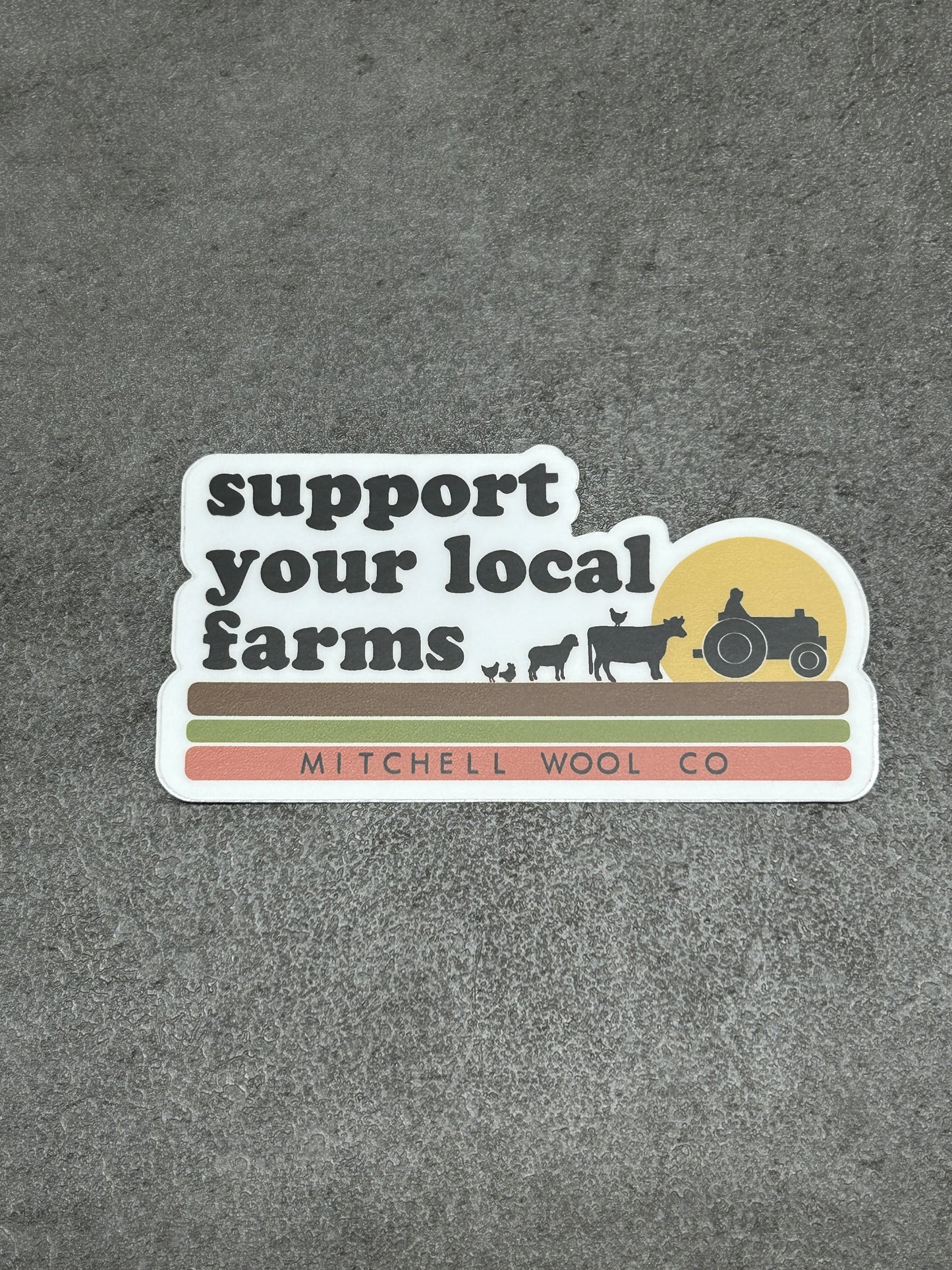 Mitchell Wool Stickers