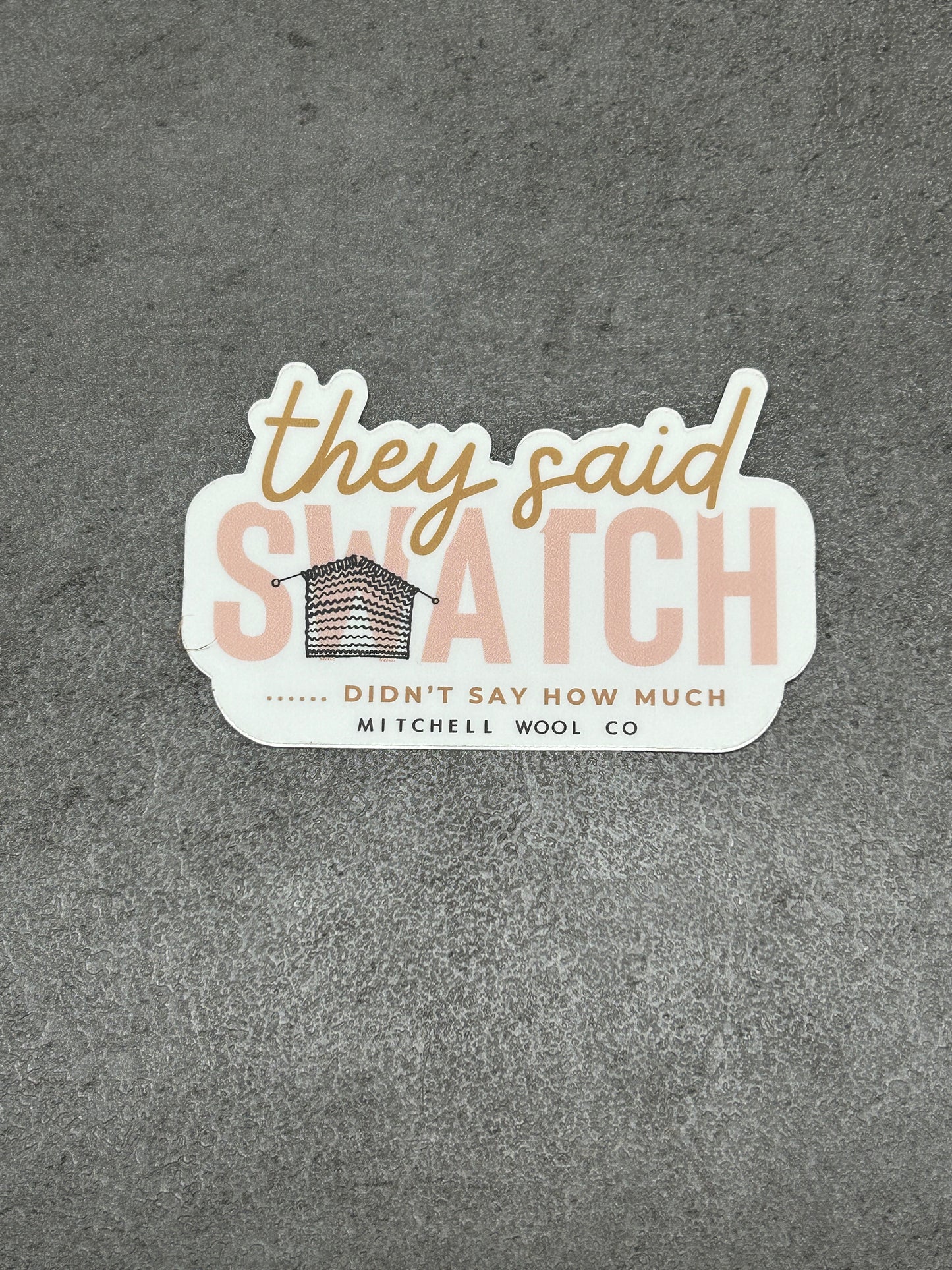 Mitchell Wool Stickers