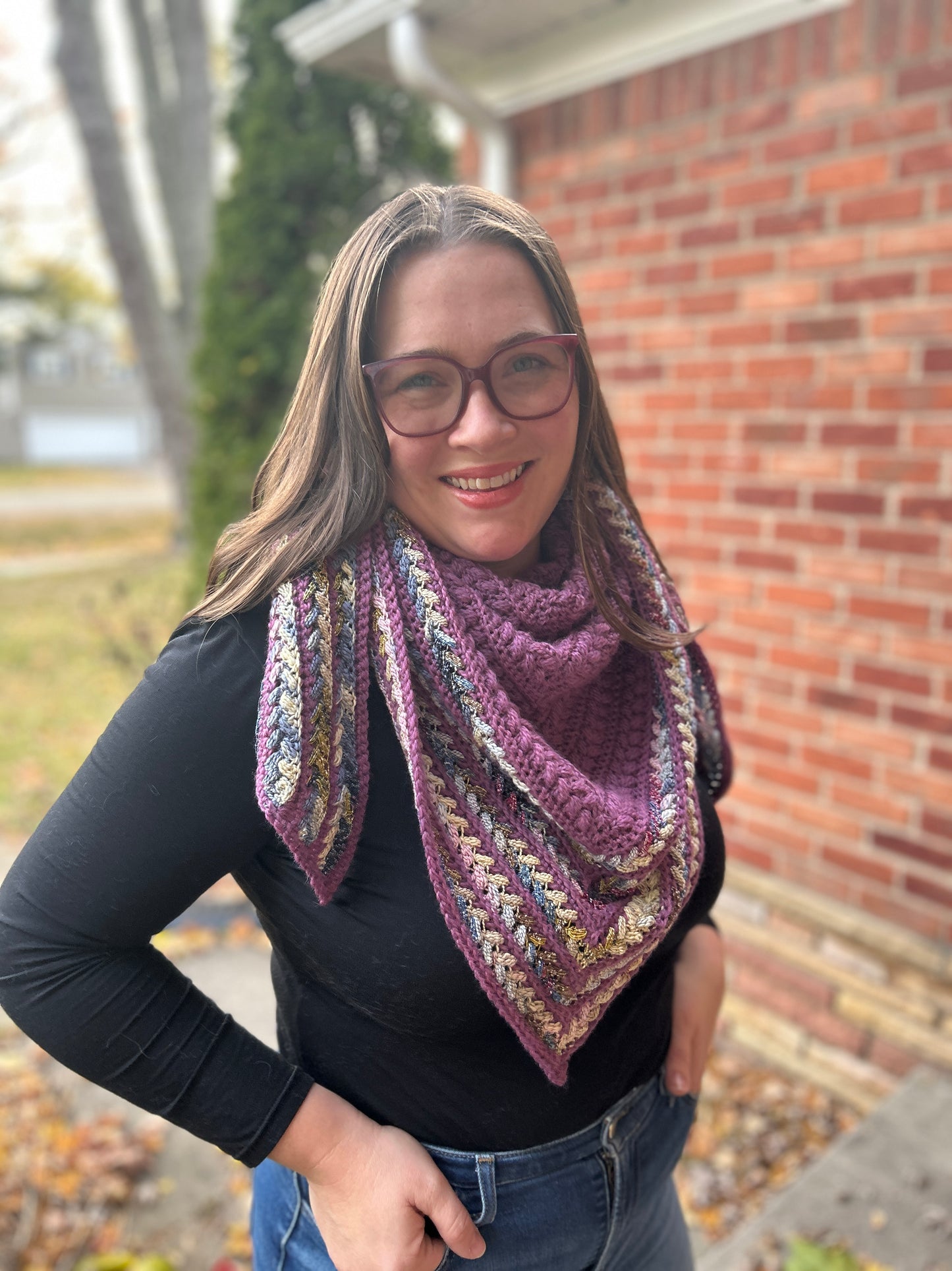 Wheat Stitch Shawl Kit