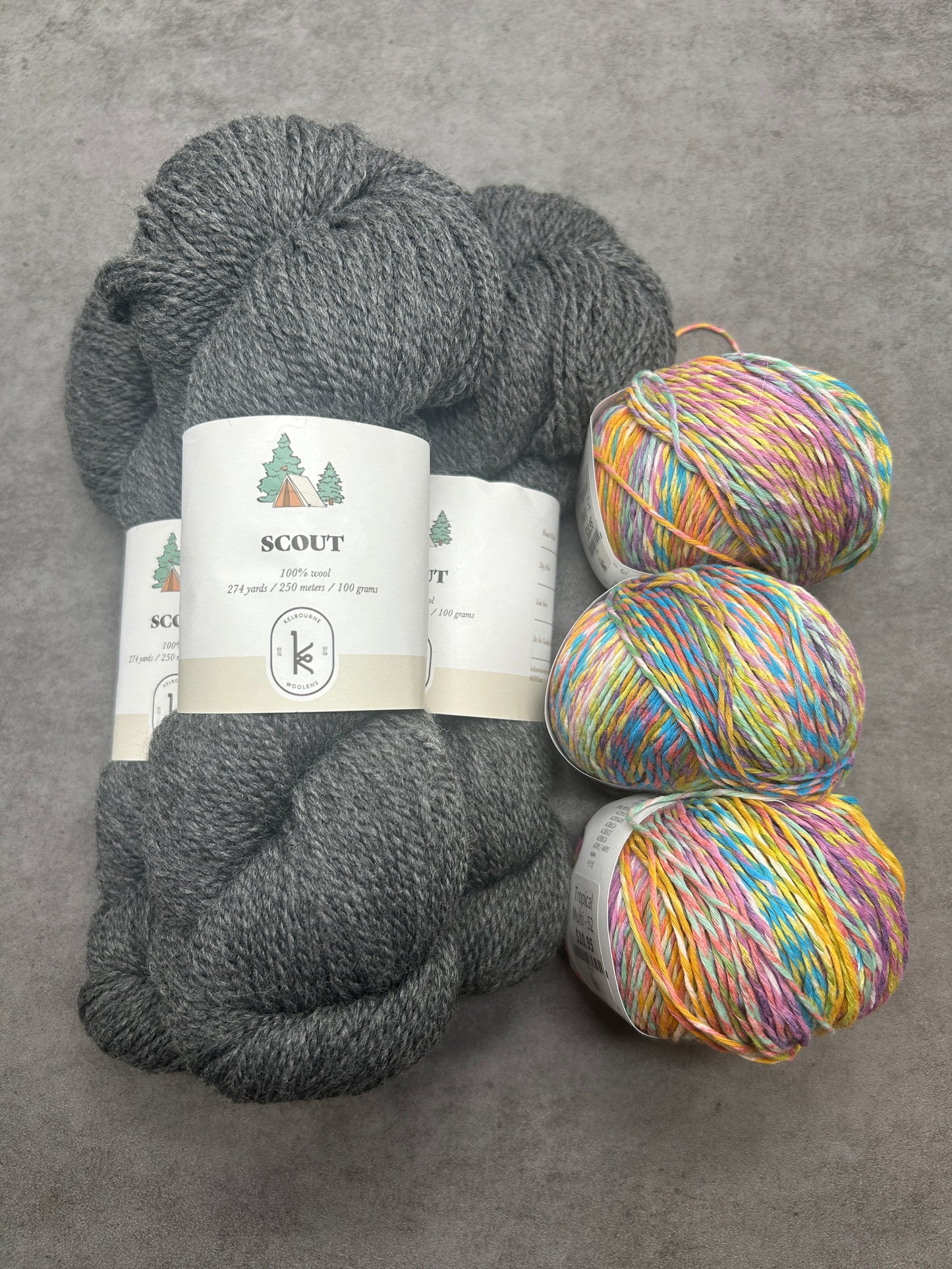 Wheat Stitch Shawl Kit